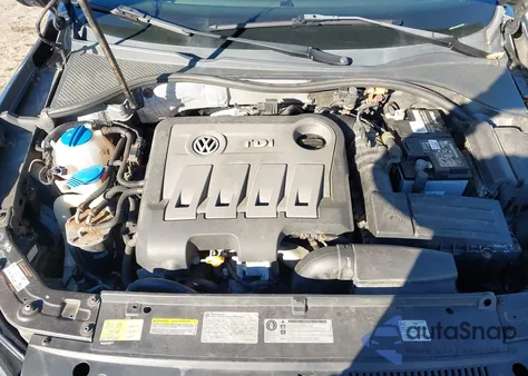 2014 Volkswagen Passat 2.0L Tdi Se из США, поврежденный, VIN 1VWBN7A39EC041869